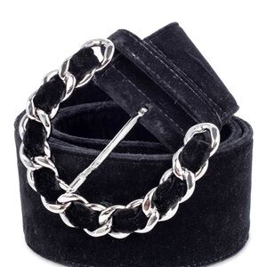 CHANEL Vintage Silver Chain Link Belt